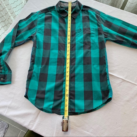 Calvin Klein Jeans button-up shirt. Lg 14/16 - Picture 3 of 9